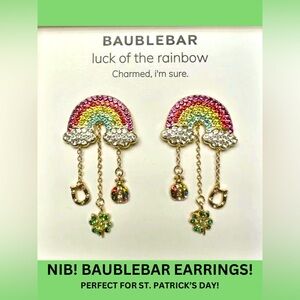 NIB! BAUBLEBAR ST. PATRICK’S DAY ADORABLE EARRINGS! FREE 🍀 GIFT WITH PURCHASE!